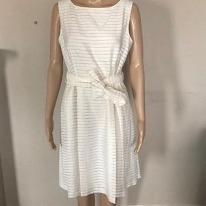 An Ivory Anne Klein dress